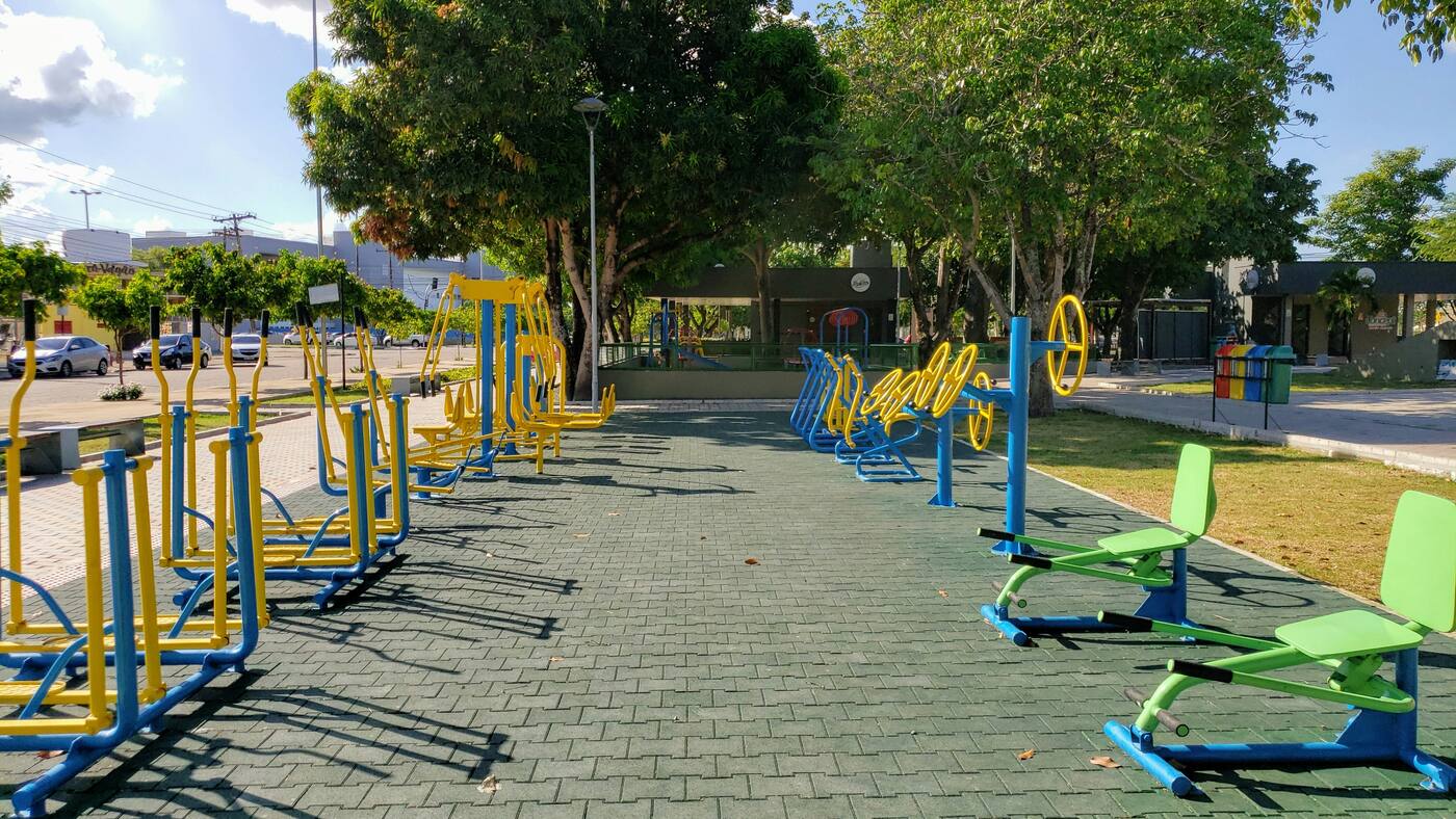 Outdoor calisthenics gym